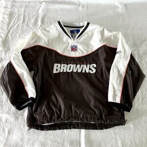 Cleveland Browns Reebok Pullover Windbreaker Youth Medium